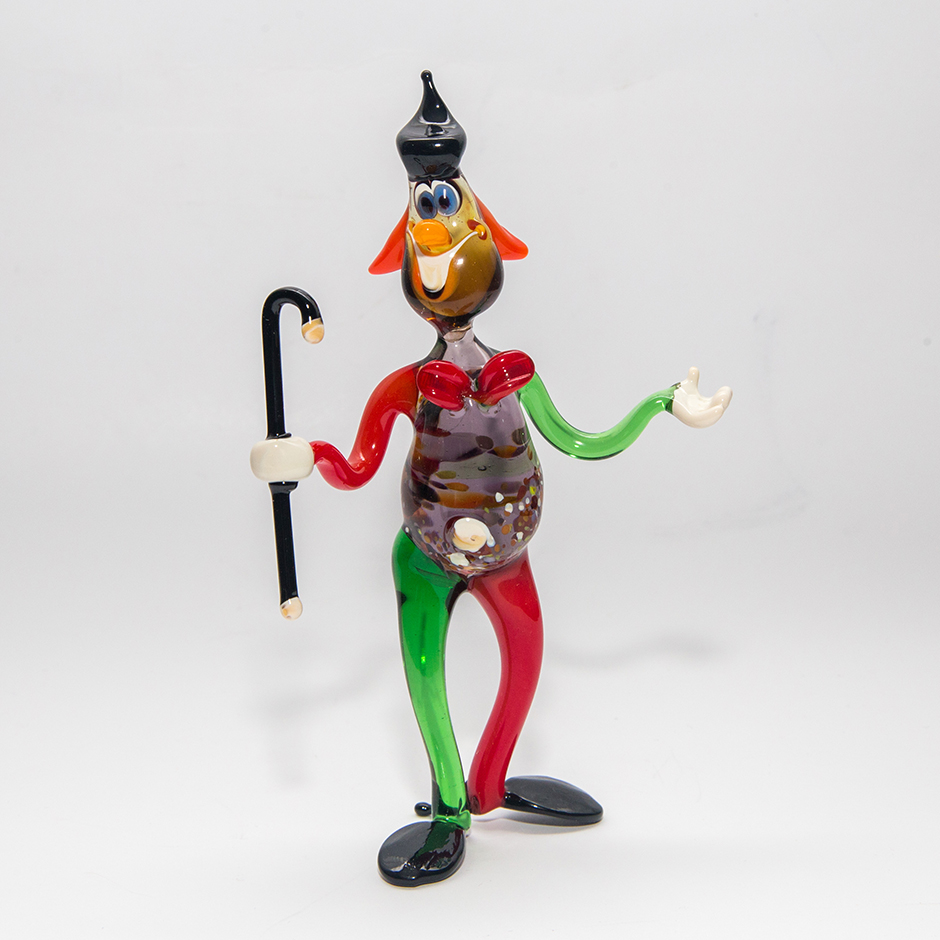 Clown mit Gehstock, XL-004