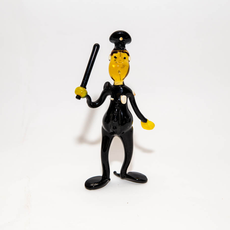 Polizist mit Schlagstock, XL-097