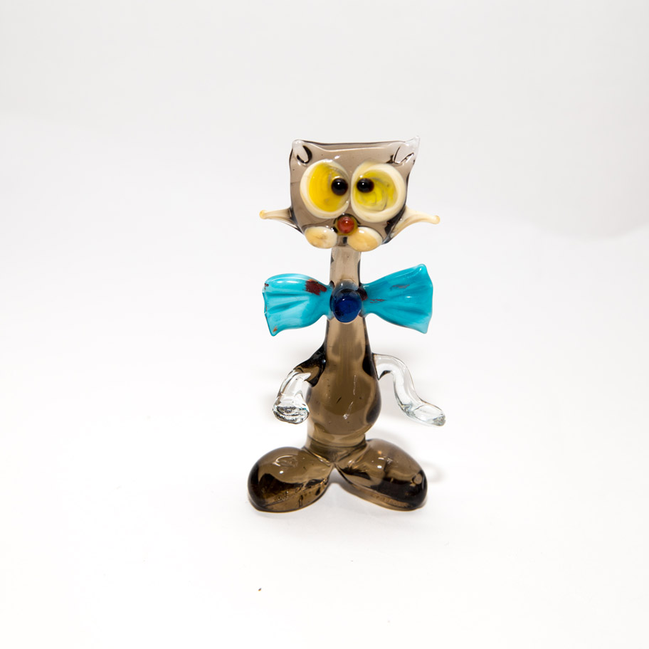 Cat with bow, large-369