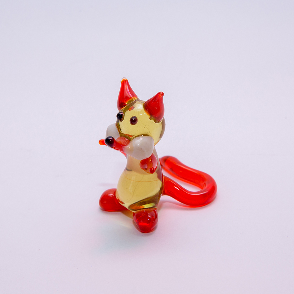 Sitting fox, midi -060