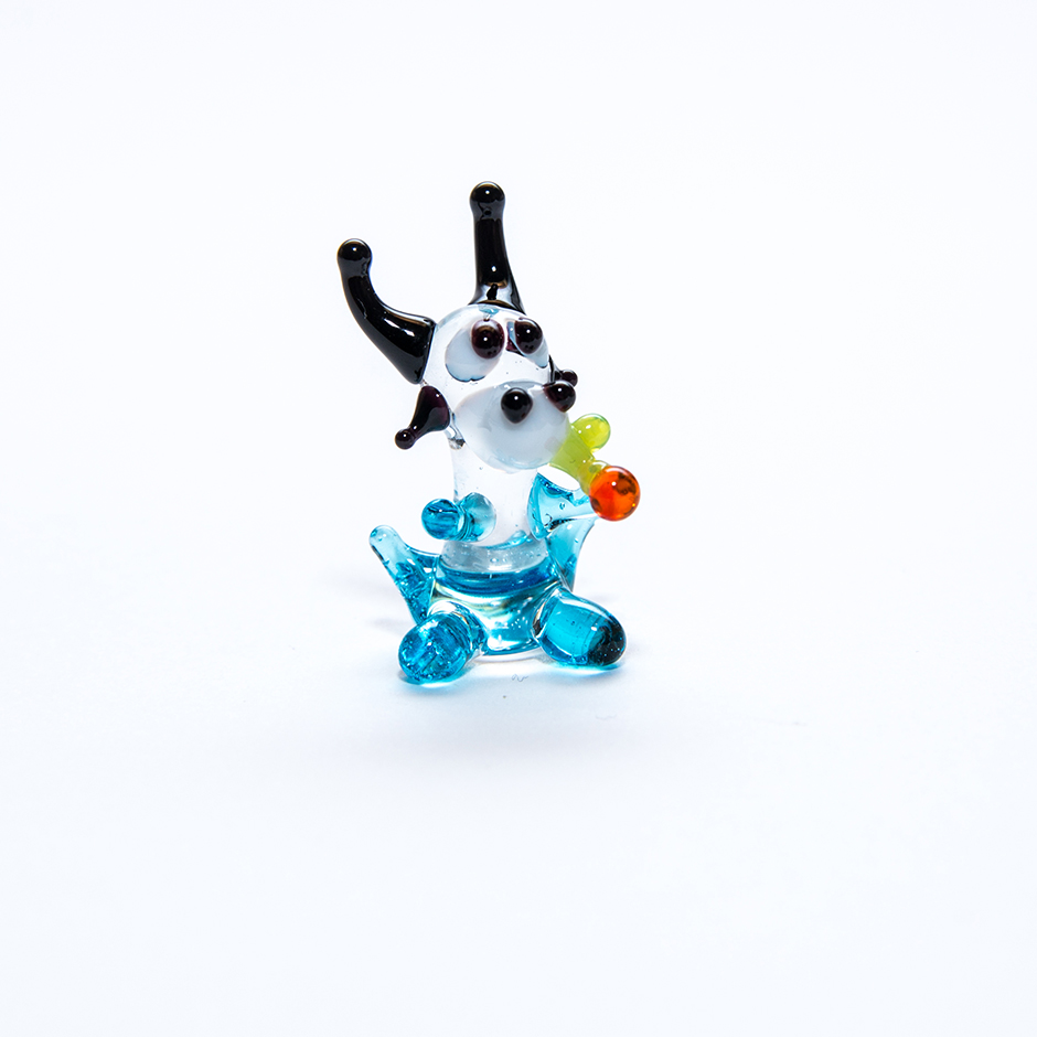 Kuh mit Blume, mini-074