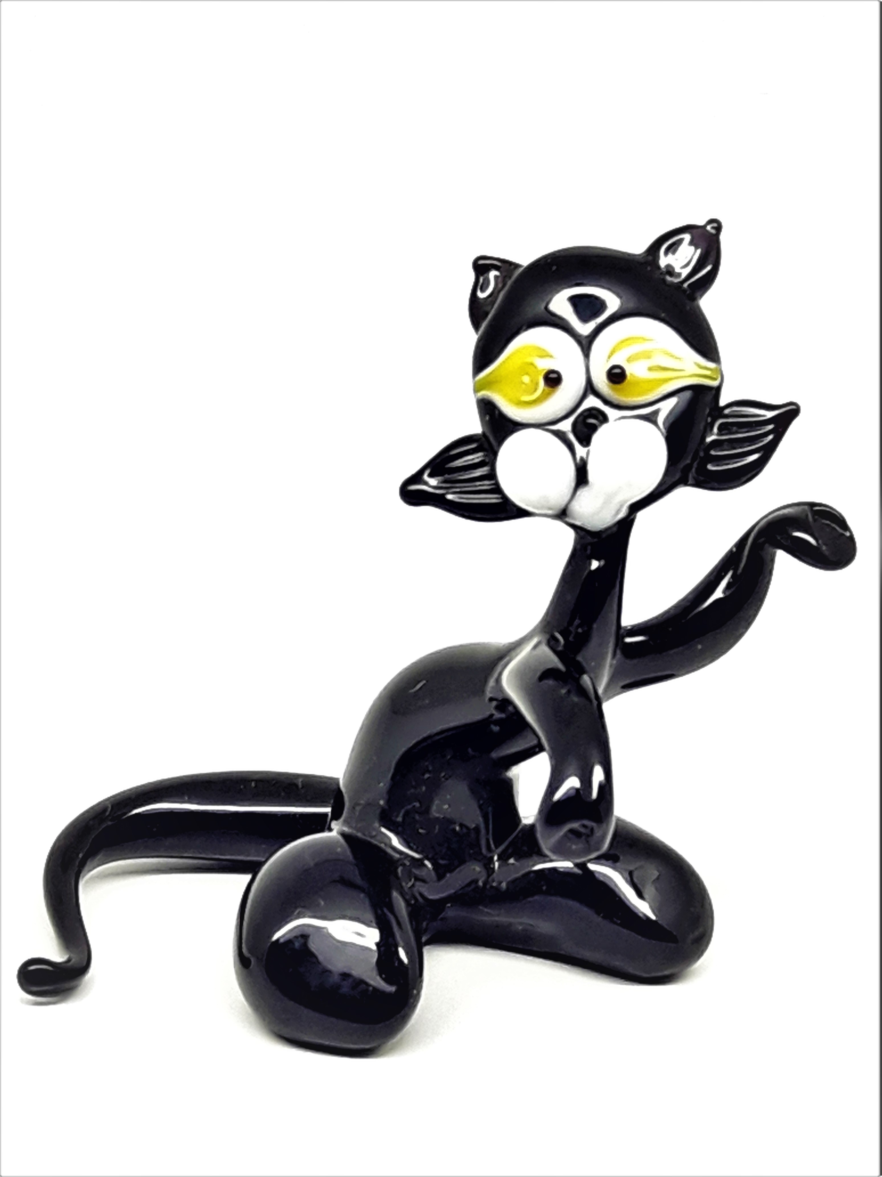 Katze sitzend, Small -144